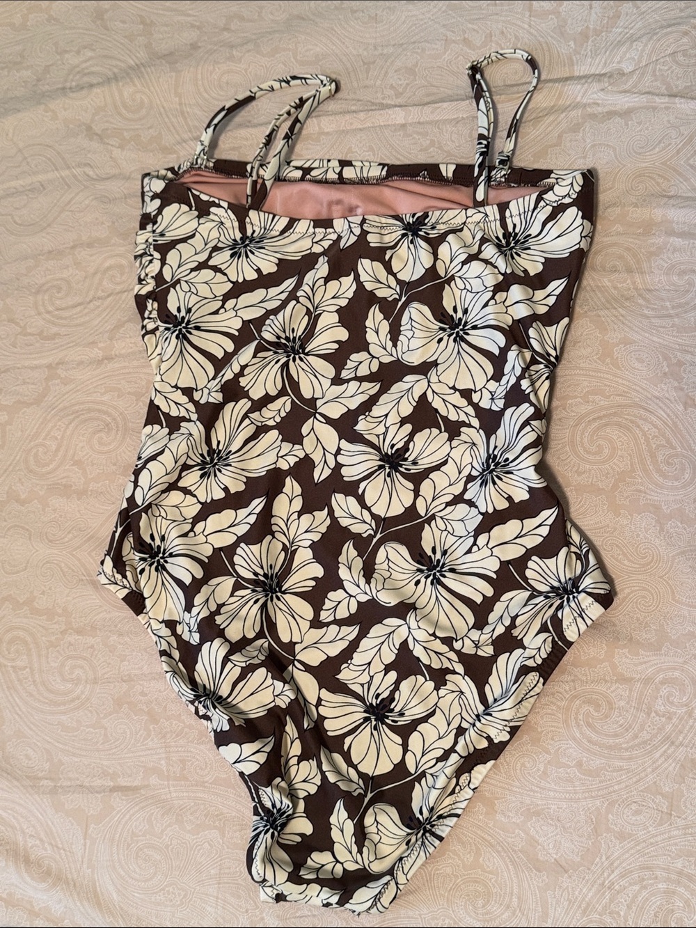 JCrew women’s Ruched Bandeau Swimsuit - Picture 5 of 10